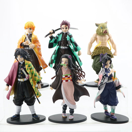 Anime Demon Slayer Figure Kamado Tanjirou Nezuko Action Figures